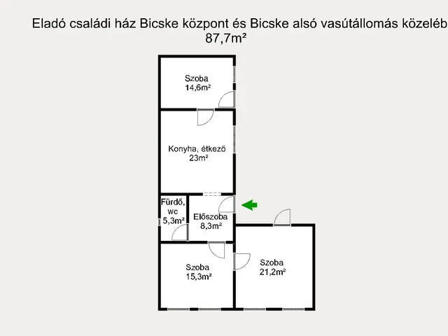 Eladó ház Bicske 87 nm