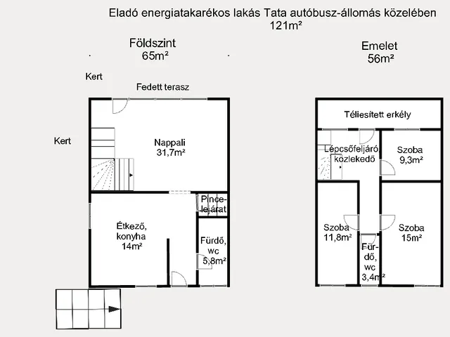 Eladó lakás Tata 121 nm