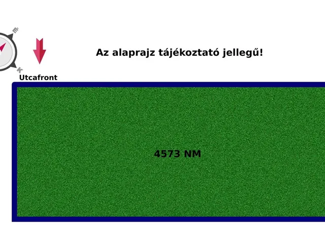 Eladó telek Siófok 4573 nm