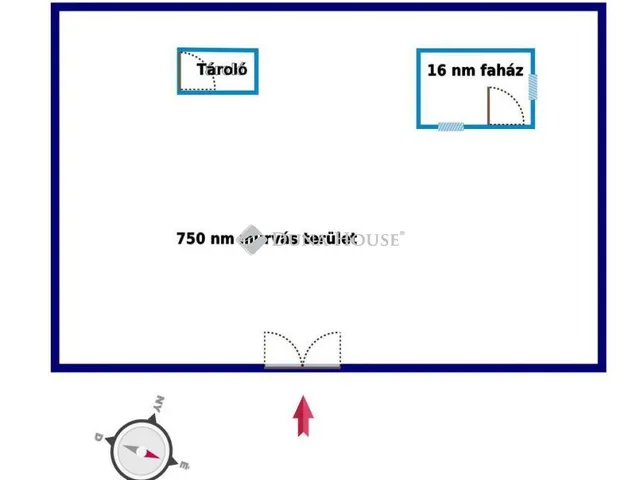 Kiadó telek Székesfehérvár 750 nm