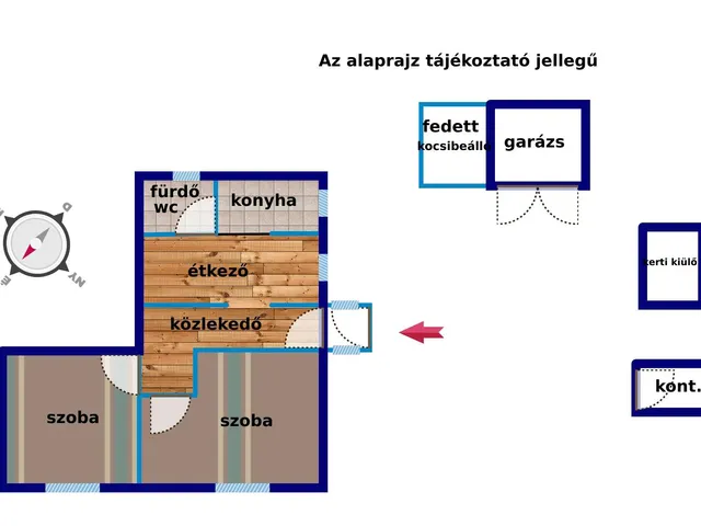 Eladó ház Káloz 70 nm