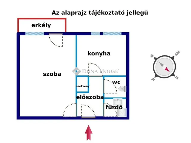 Kiadó lakás Székesfehérvár 37 nm