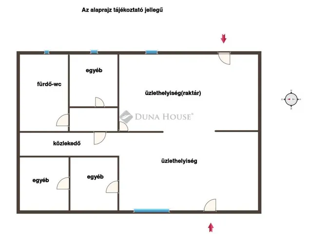Kiadó kereskedelmi és ipari ingatlan Nádasdladány 73 nm