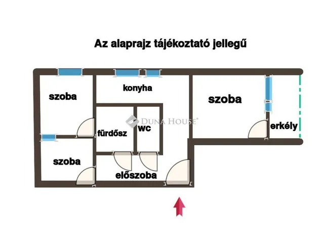 Kiadó lakás Dunaújváros 54 nm