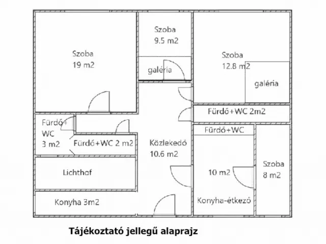 Eladó lakás Budapest VIII. kerület 83 nm