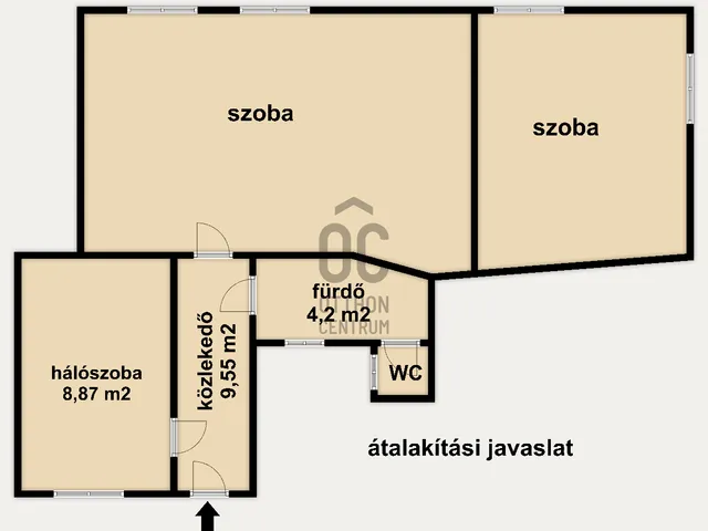Eladó lakás Budapest VII. kerület, Rákóczi út 89 nm
