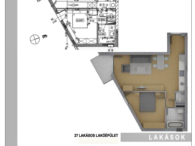 Eladó lakás Budapest XV. kerület, Rákospalota 47 nm