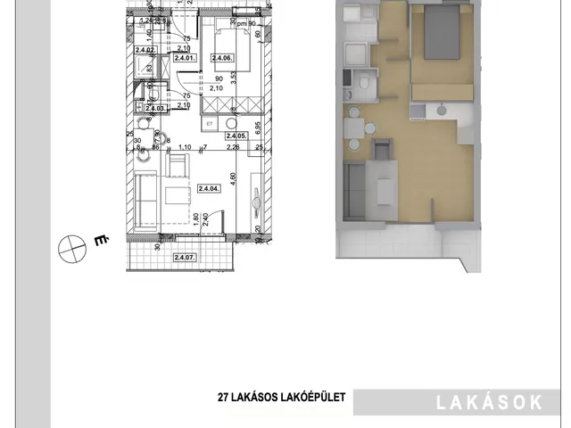 Eladó lakás Budapest XV. kerület, Rákospalota 36 nm