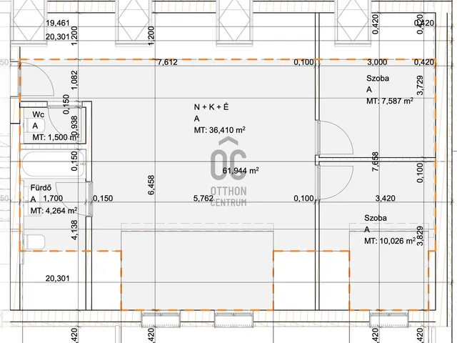 Eladó lakás Budapest XV. kerület, Rákospalota 61 nm