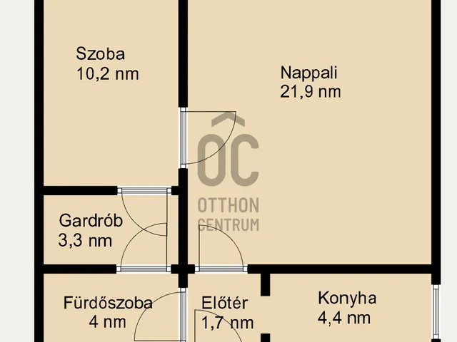 Eladó lakás Budapest XIV. kerület, Rákosfalva 46 nm