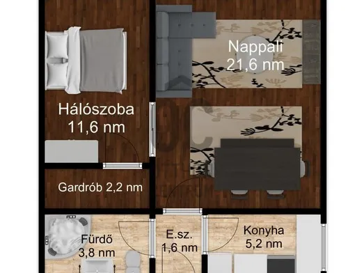Eladó lakás Budapest XIV. kerület, Alsórákos 46 nm