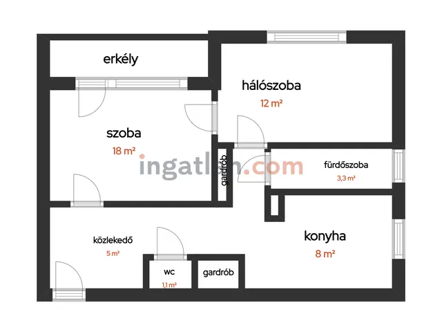 Eladó lakás Budapest XIX. kerület, Wekerletelep, Pannonia út 52 nm