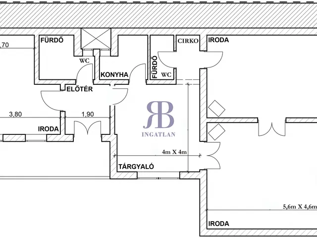 Kiadó kereskedelmi és ipari ingatlan Budapest XI. kerület, Bartók Béla út 100 nm