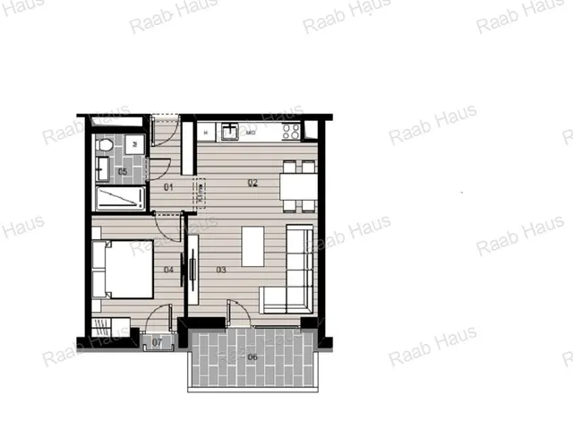 Kiadó lakás Győr, Szabadhegy, Barsi Ernő 45 nm