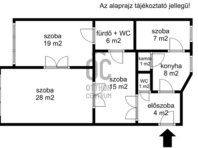 Kiadó lakás Budapest V. kerület, Belváros 88 nm