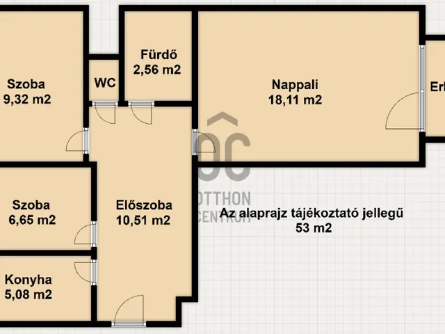 Eladó lakás Budapest XXI. kerület 53 nm