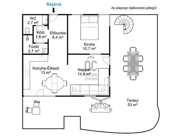 Eladó lakás Diósd 54 nm