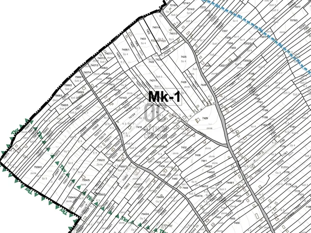 Eladó telek Bicske 826 nm