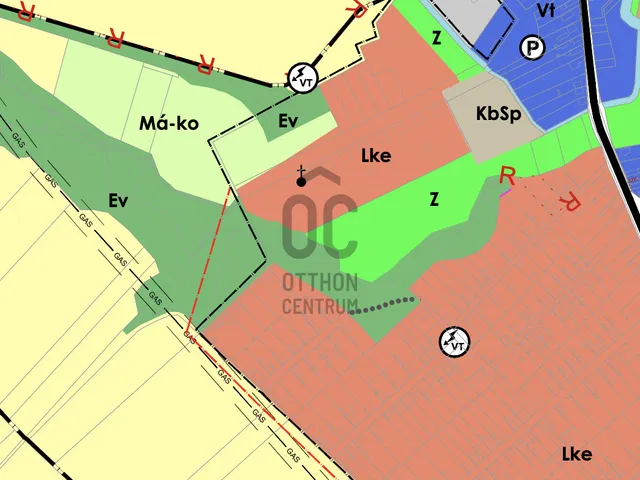 Eladó telek Vértesacsa 4131 nm