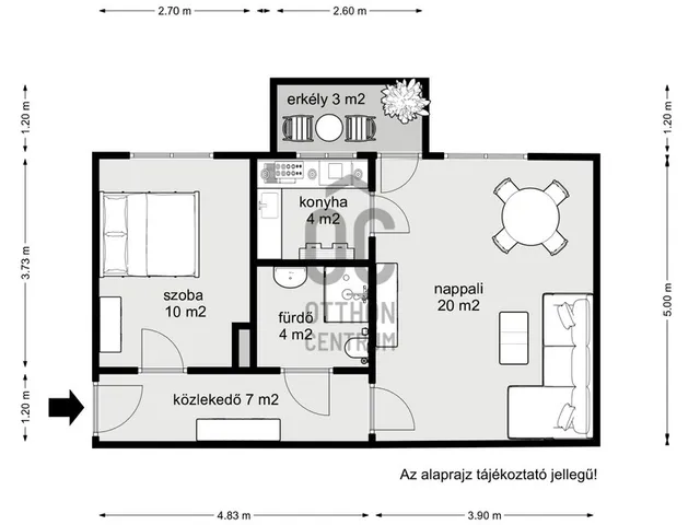 Eladó lakás Budapest XI. kerület, Albertfalva 43 nm