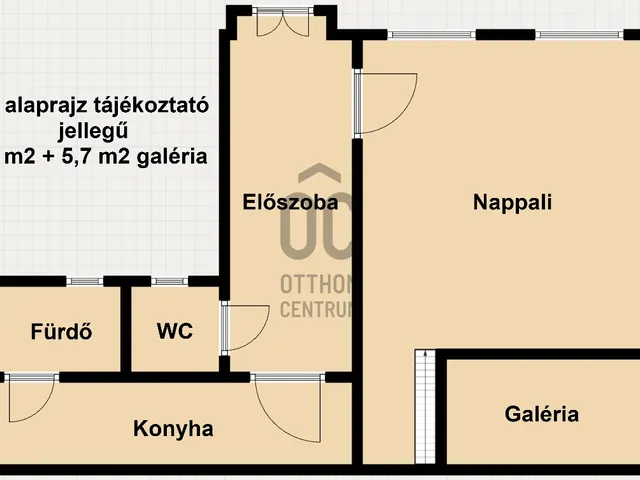 Eladó lakás Budapest VII. kerület 42 nm