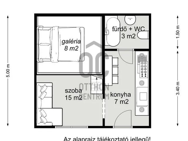 Eladó lakás Budapest VIII. kerület, Józsefváros 25 nm
