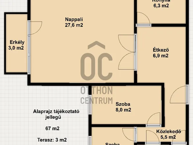 Eladó lakás Budapest III. kerület, Óbuda 67 nm