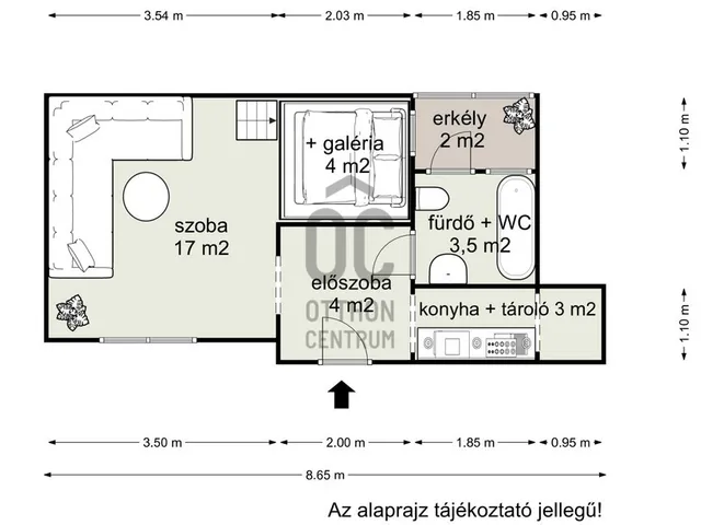 Eladó lakás Budapest VI. kerület 25 nm