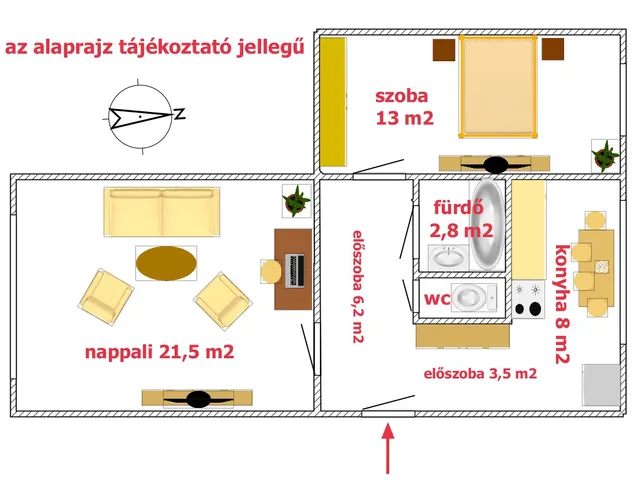 Eladó lakás Tököl, Mátyás király utca 56 nm