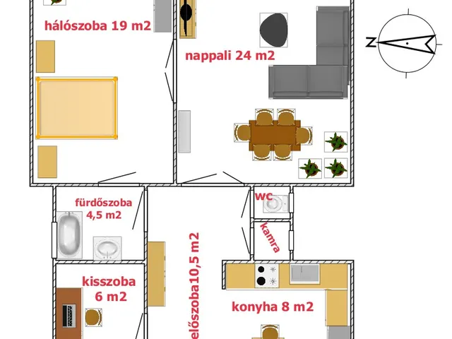Eladó lakás Budapest XI. kerület 74 nm
