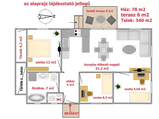 Eladó ház Szigethalom 81 nm