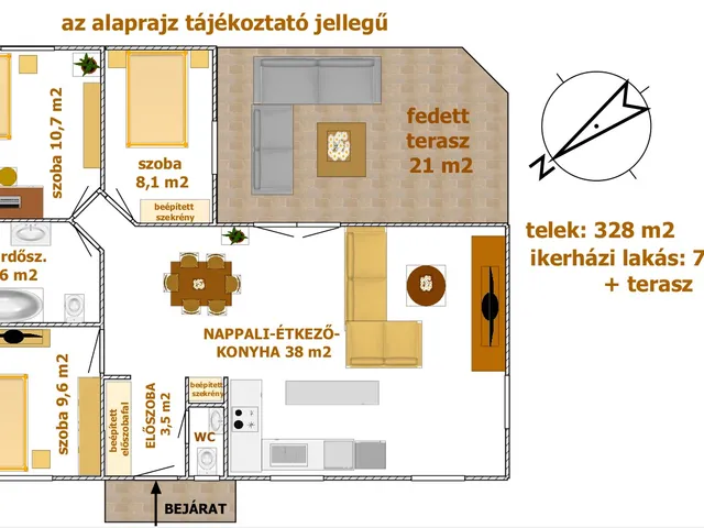 Eladó ház Szigetszentmiklós, Bucka 87 nm