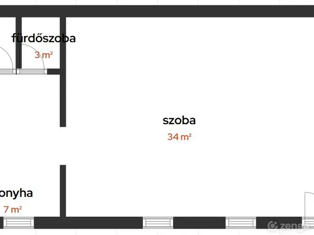 Eladó lakás Budapest VIII. kerület, II. János Pál pápa tér 48 nm