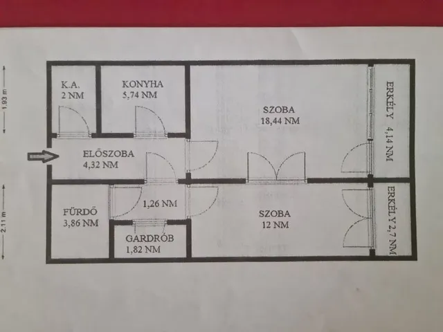 Eladó lakás Budapest XI. kerület, Kelenföld, Hadak útja 2 51 nm