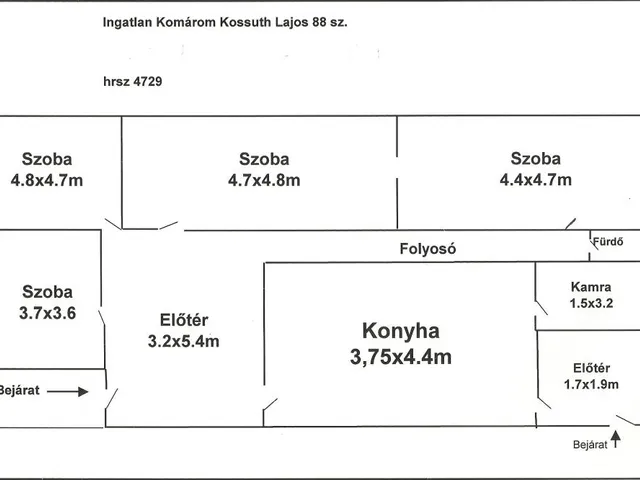 Eladó ház Komárom 150 nm