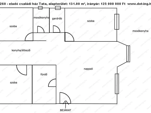 Eladó ház Tata 131 nm