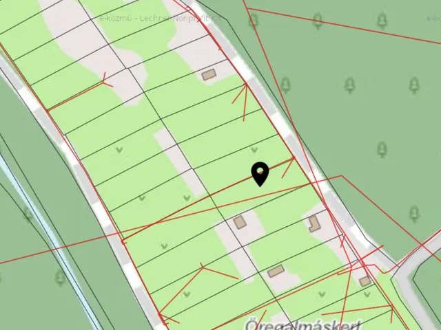 Eladó telek Tatabánya 525 nm