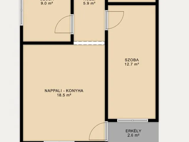 Kiadó lakás Tata 51 nm