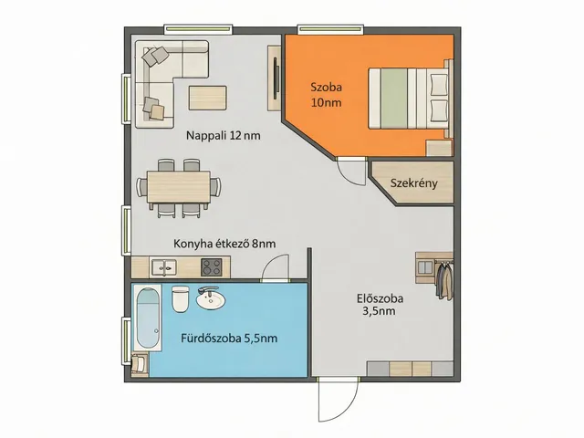 Eladó lakás Tata 39 nm