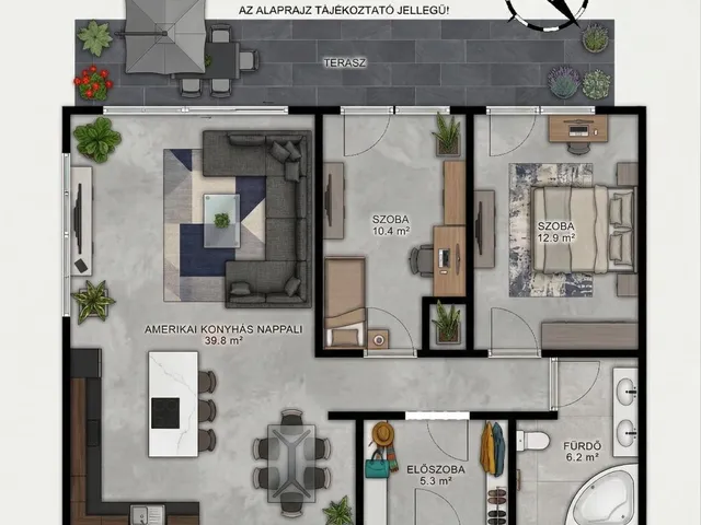 Eladó lakás Tatabánya 75 nm