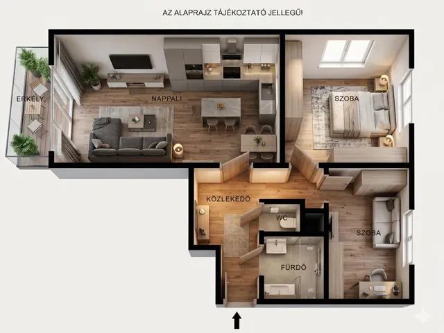 Eladó lakás Tata 61 nm