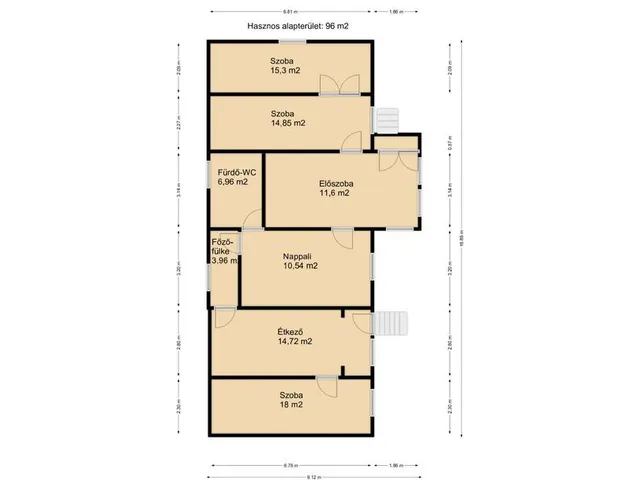 Eladó ház Mocsa 96 nm