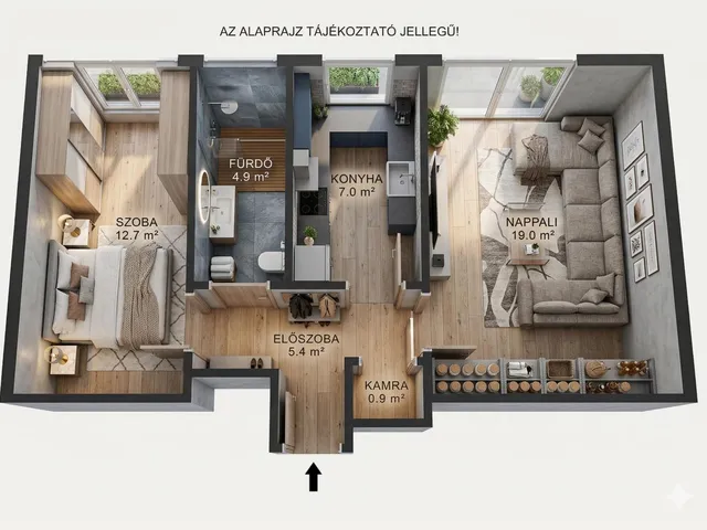 Eladó lakás Tatabánya 51 nm