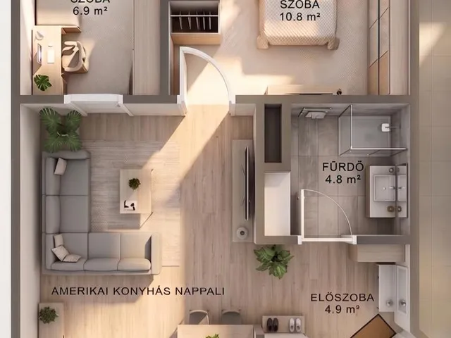 Eladó lakás Tatabánya 56 nm