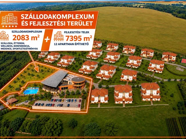 Eladó telek Dunaszentmiklós 7395 nm