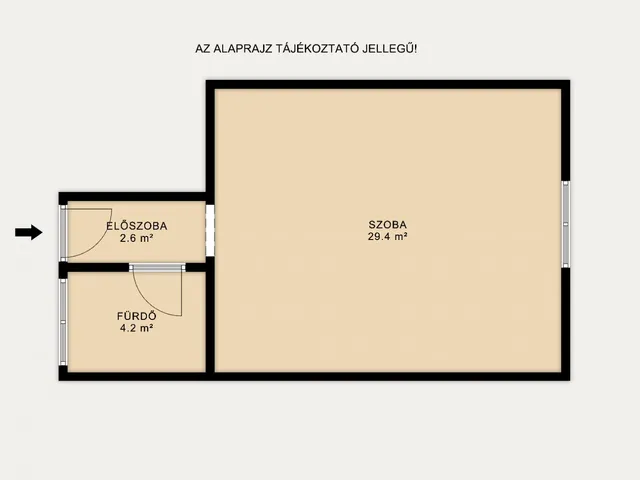 Eladó lakás Komárom 38 nm