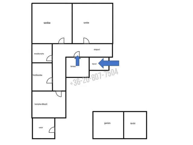 Eladó ház Eger, Felnémet, Sáncalja utca 70 nm