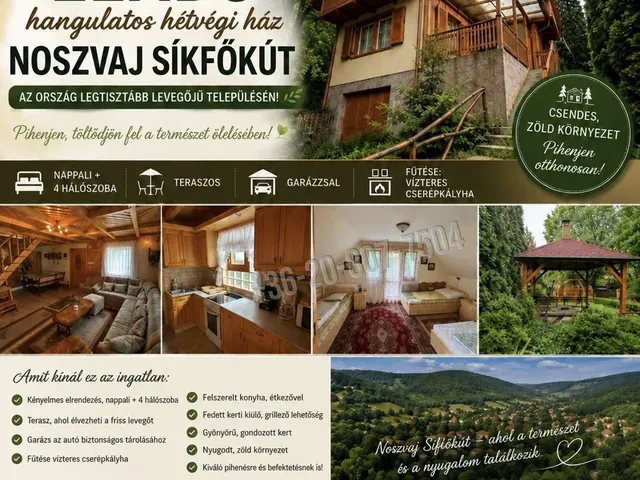 Eladó ház Noszvaj 75 nm