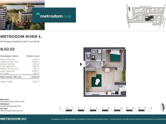Eladó lakás Budapest XI. kerület, Kelenföld 43 nm