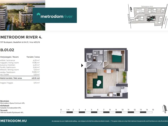 Eladó lakás Budapest XI. kerület 43 nm